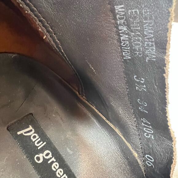 Paul Green Malibu Bootie UK 3.5 US 6 Sliced Brush Smoke Gray Nubuck Leather Zip - Picture 10 of 12